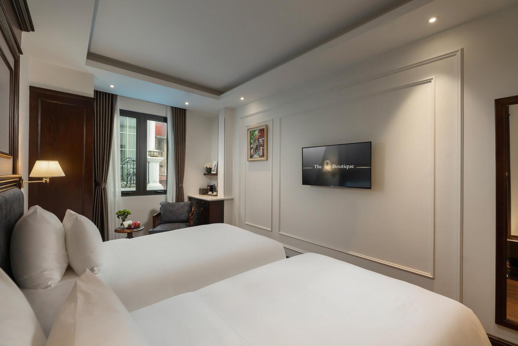 The Q Boutique Hotel 河内 外观 照片