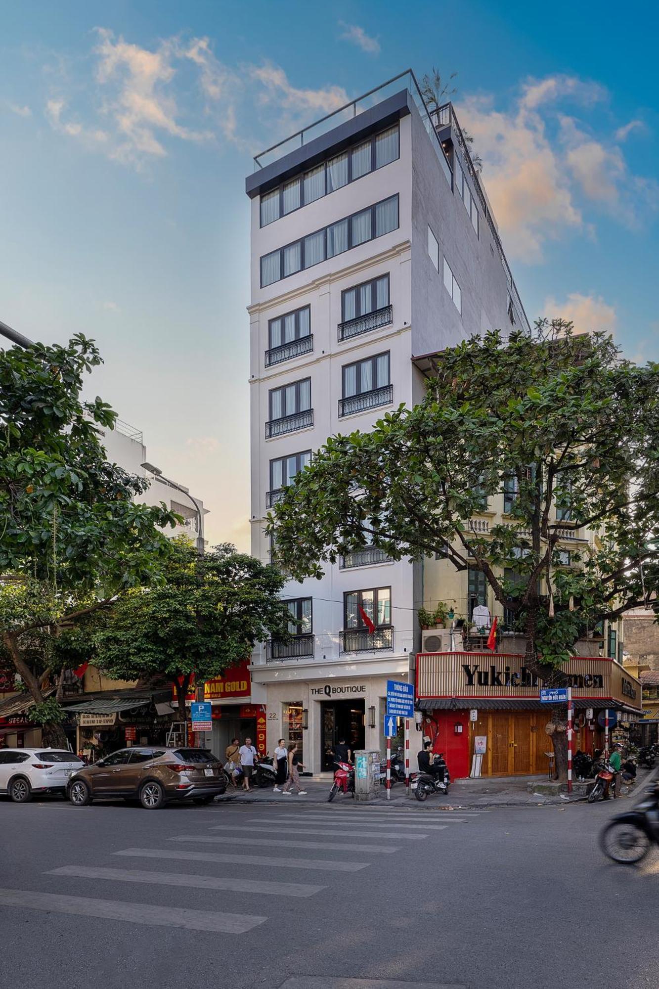 The Q Boutique Hotel 河内 外观 照片